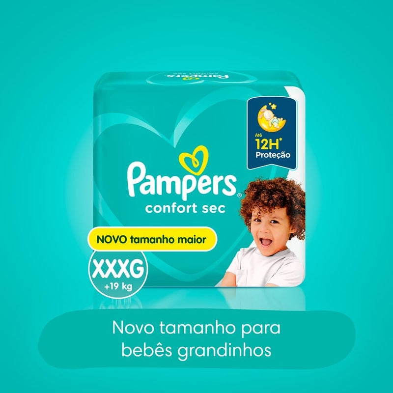 Pampers Confort Sec Fralda XXXG 44u