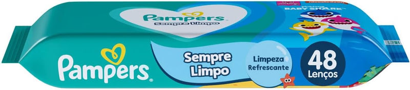 Pampers Lenços Umedecidos Sempre Limpo 48 Unidades