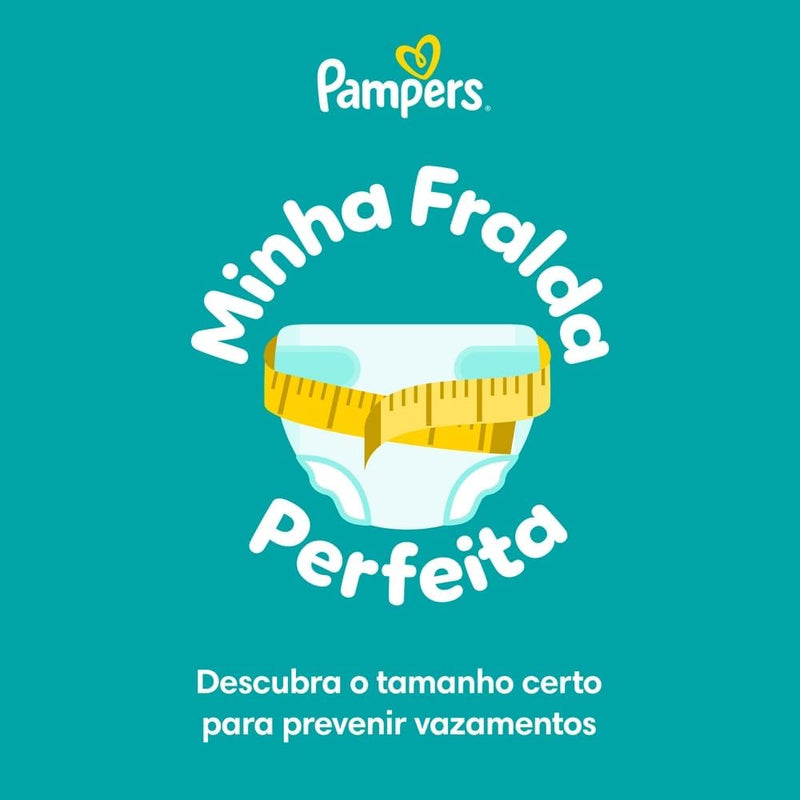 Pampers Pants Ajuste Total Fralda com cintura elástica XG 46 Unidades