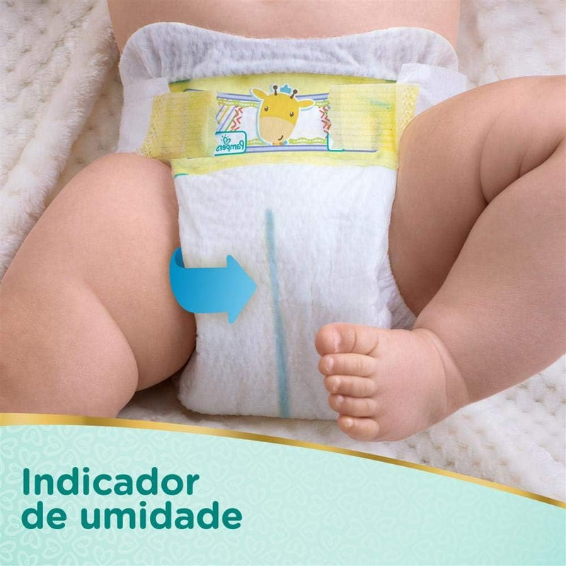 Kit Fralda Pampers Premium Care Recém Nascido com 80 unidades - Até 4kg