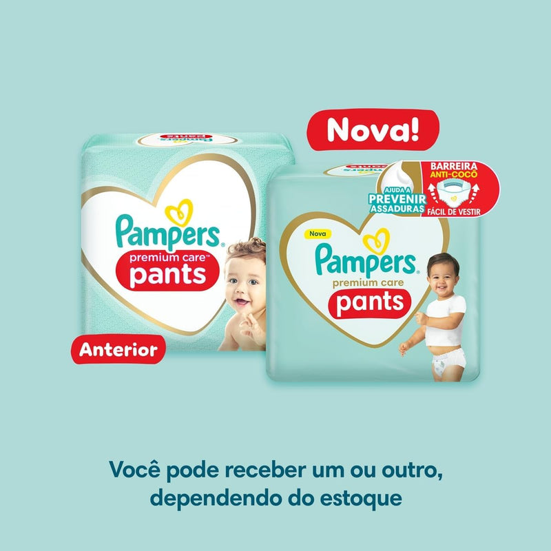 Fralda Pampers Pants Premium Care G - 68 fraldas