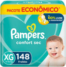 Fralda Pampers Confort Sec P - 72 fraldas