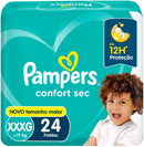 Fralda Pampers Confort Sec Xxxg com 24un