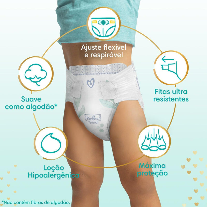 Fralda Pampers Premium Care XG - 60 fraldas