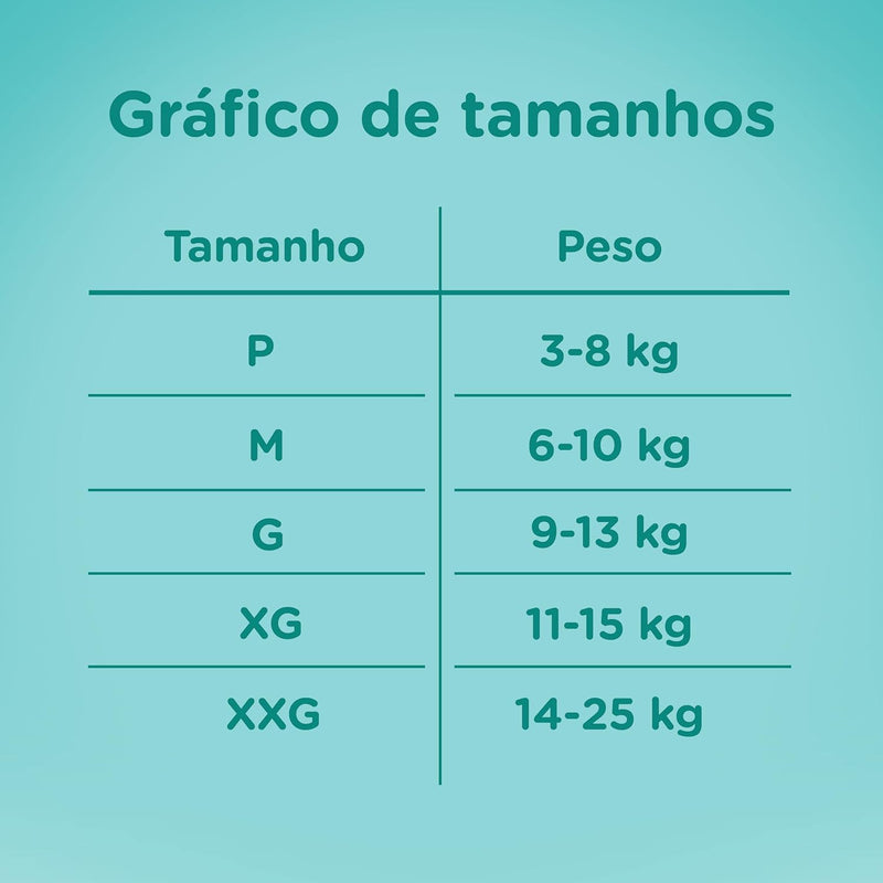 Pampers Pants Ajuste Total Fralda com cintura elástica XXG 42 Unidades