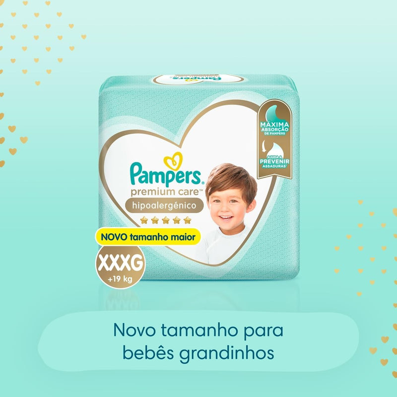 Fralda Pampers Premium Care G - 136 fraldas