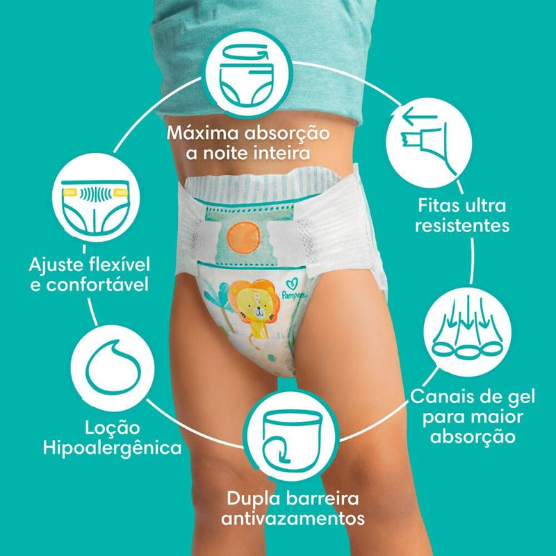 Pampers Confort Sec Fralda XXXG 44u