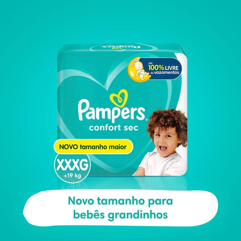 Pampers Confort Sec Fralda XXXG 74u