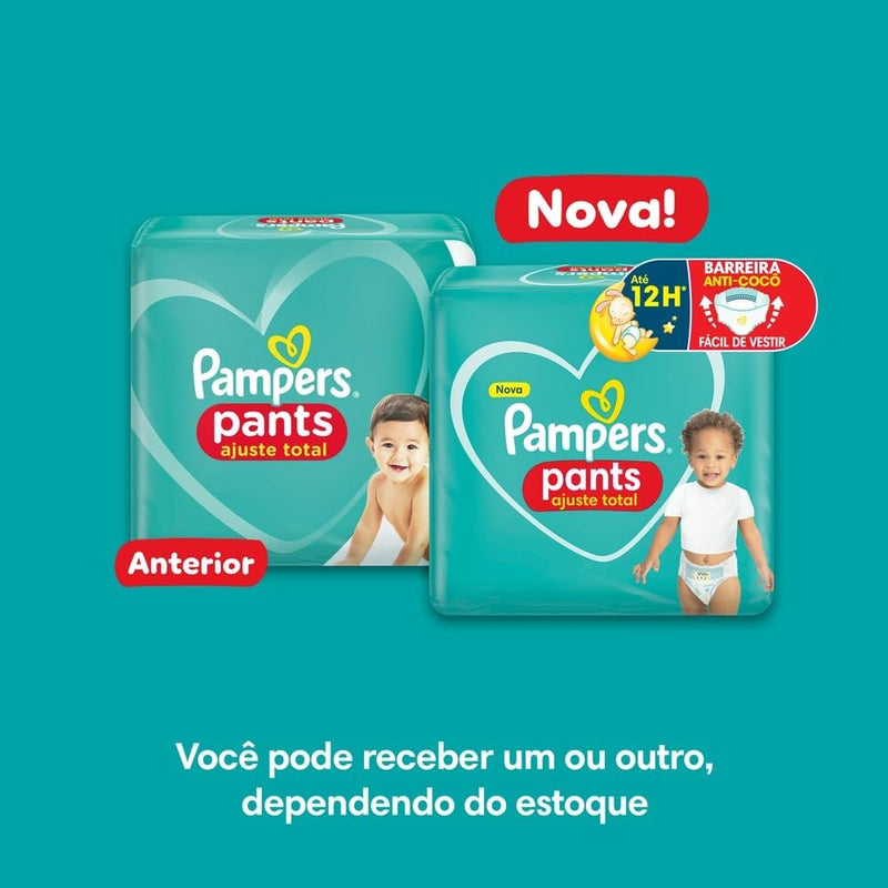 Pampers Pants Ajuste Total Fralda com cintura elástica XXG 42 Unidades