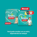 Pampers Pants Ajuste Total Fralda com cintura elástica XG 46 Unidades