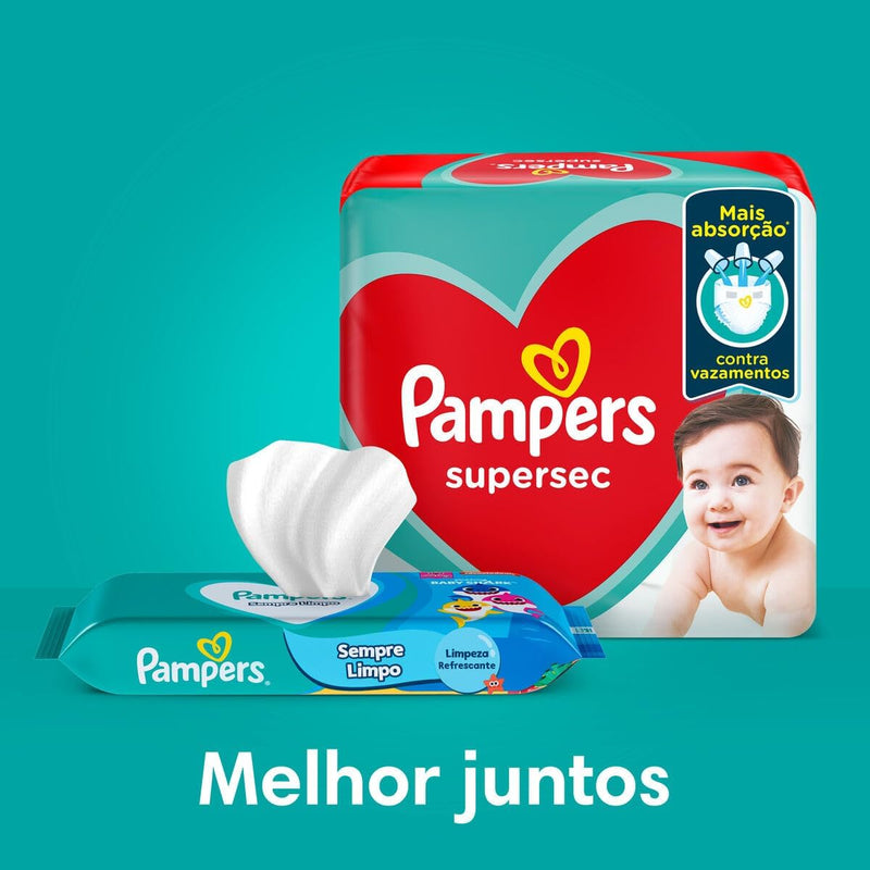 Pampers Lenços Umedecidos Sempre Limpo 192 Unidades