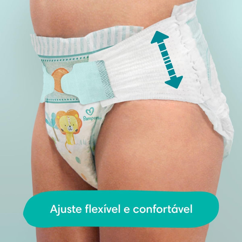 Fralda Pampers Confort Sec M 196 Unidades, Pampers