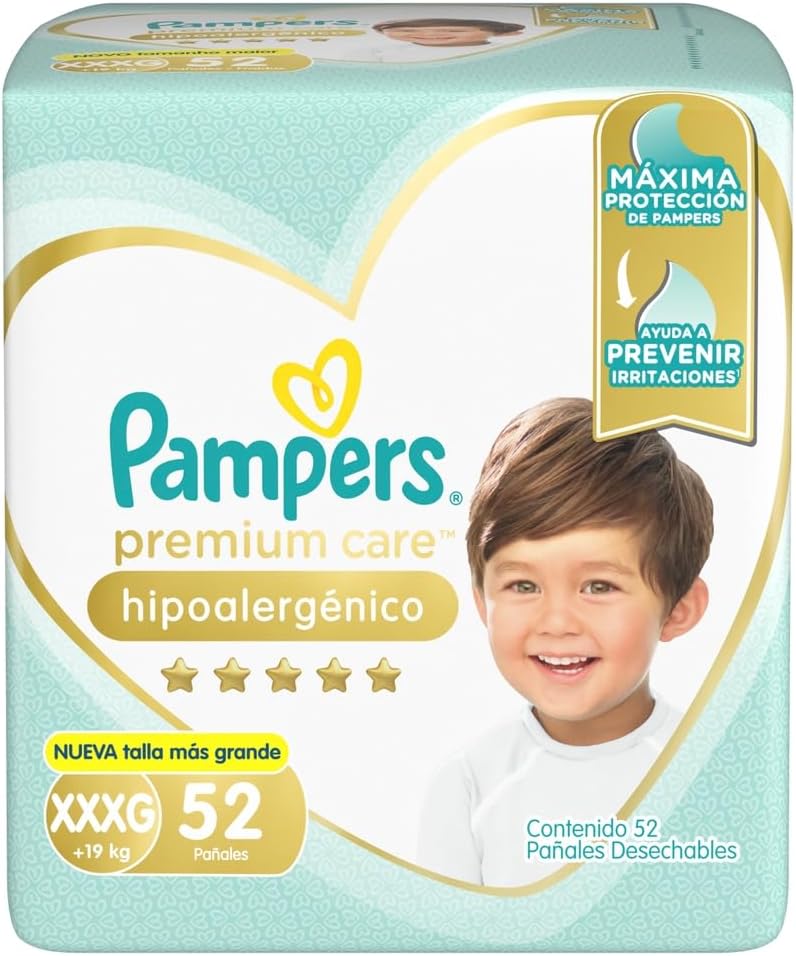 Pampers Premium Care Fralda XXXG 52u