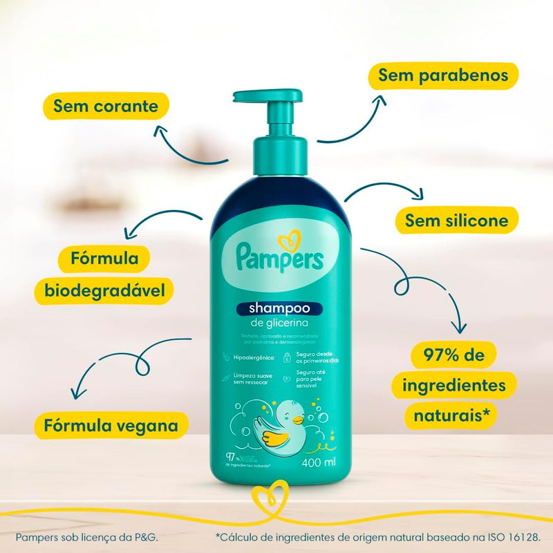 PAMPERS SHAMP GLICERINA 400ml