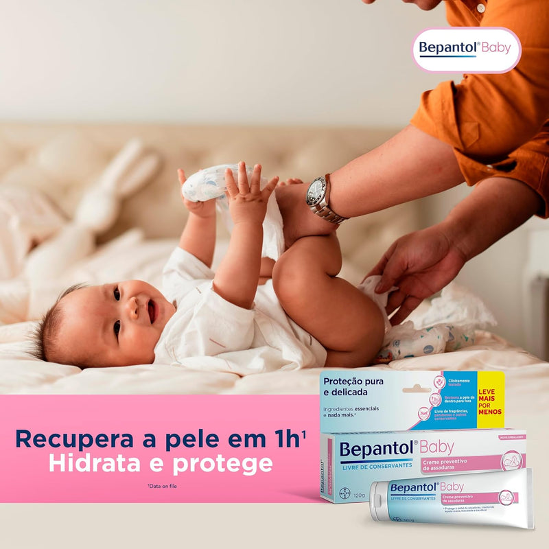 Bepantol Baby Pomada Assadura Bebe 120g Hipoalergênica