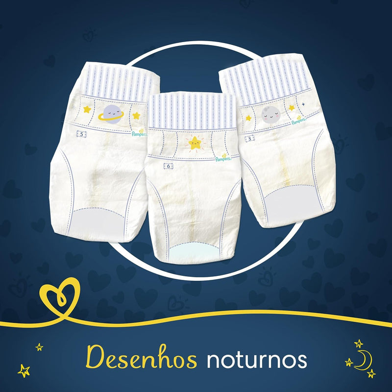 Fralda Pampers Ajuste Total Noturna XG 26 Unidades