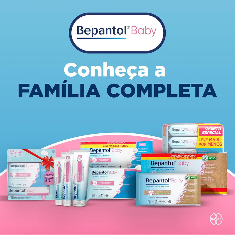 Bepantol Baby Kit 192 Lenços Umedecidos, Leve 4 Pague 3, Fórmula Hidratante Hipoalergênica