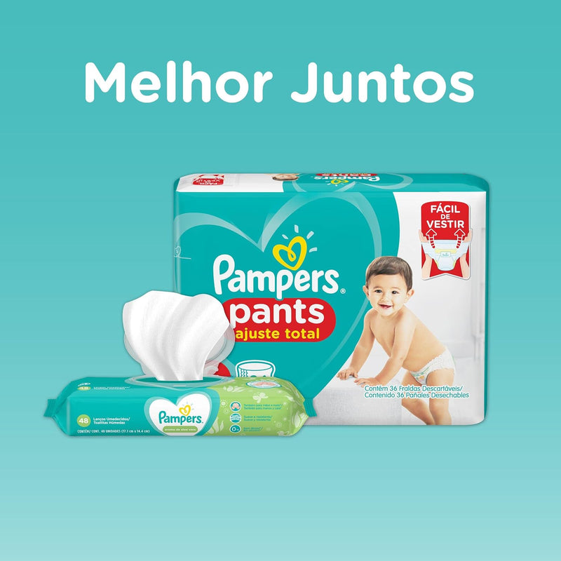 Pampers Pants Ajuste Total Fralda com cintura elástica XXG 42 Unidades