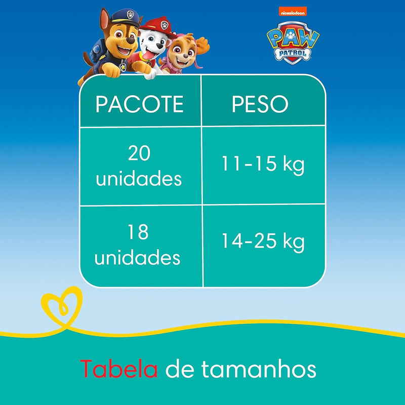 Fralda Pampers Grandinhos 14-25 Kg 18 Unidades