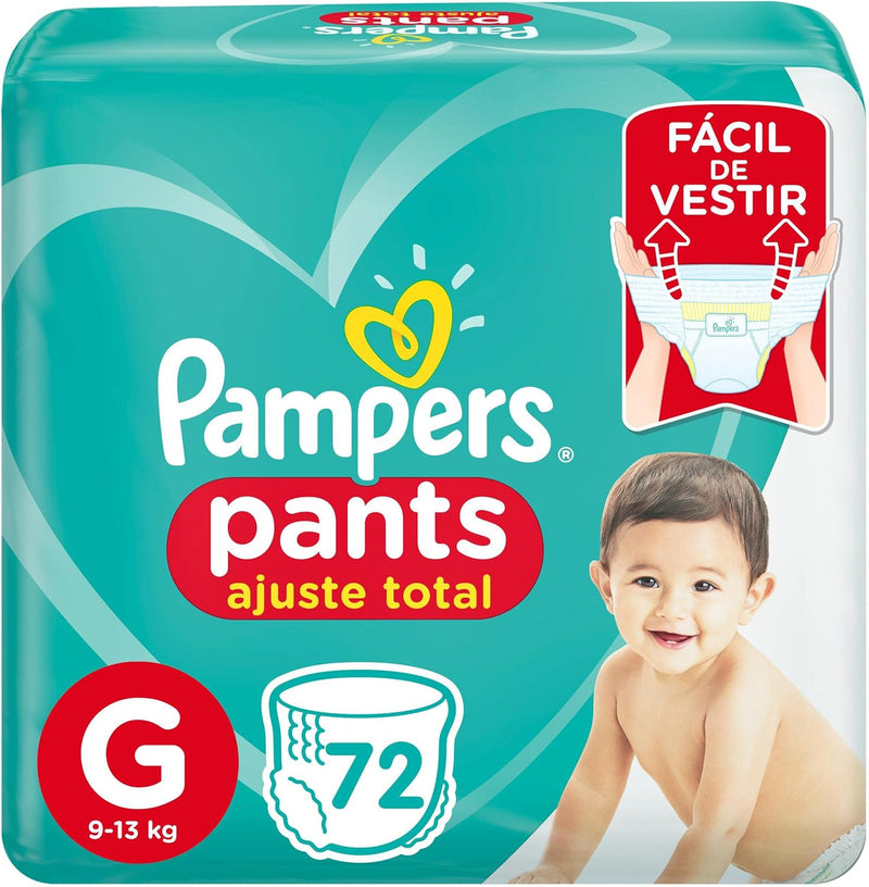 Pampers Pants Ajuste Total Fralda com cintura elástica XG 46 Unidades