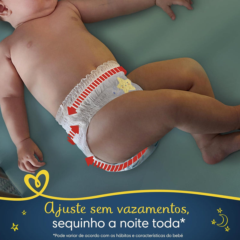 Fralda Pampers Ajuste Total Noturna G 30 Unidades