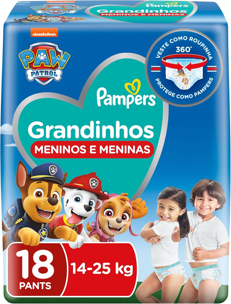 Fralda Pampers Grandinhos 14-25 Kg 18 Unidades