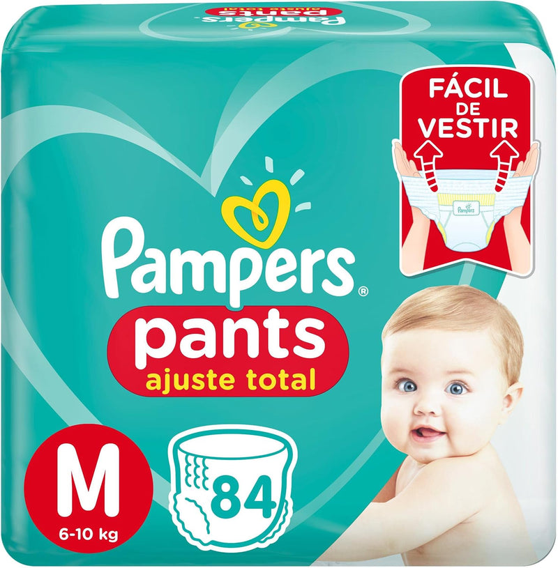 Pampers Pants Ajuste Total Fralda com cintura elástica XXG 42 Unidades