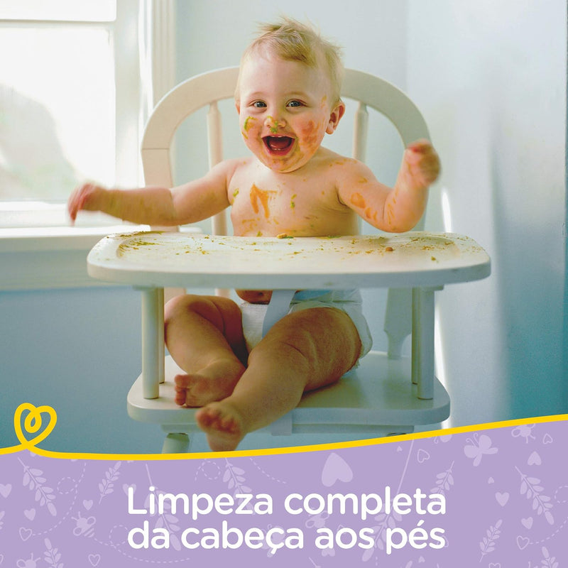 Lenços Umedecidos Pampers Aroma de Lavanda 48 Unidades, Pampers