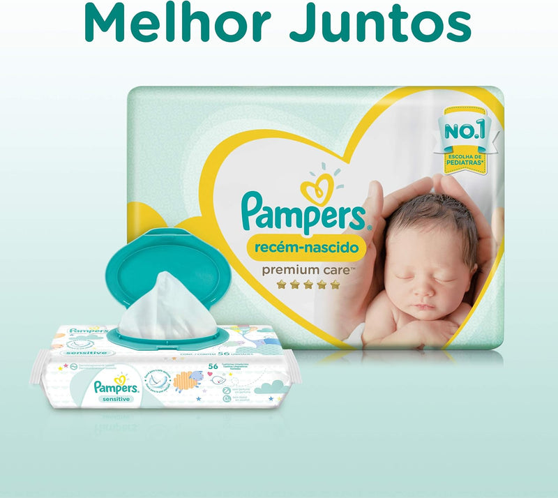 Fralda Pampers Premium Care P - 40 fraldas