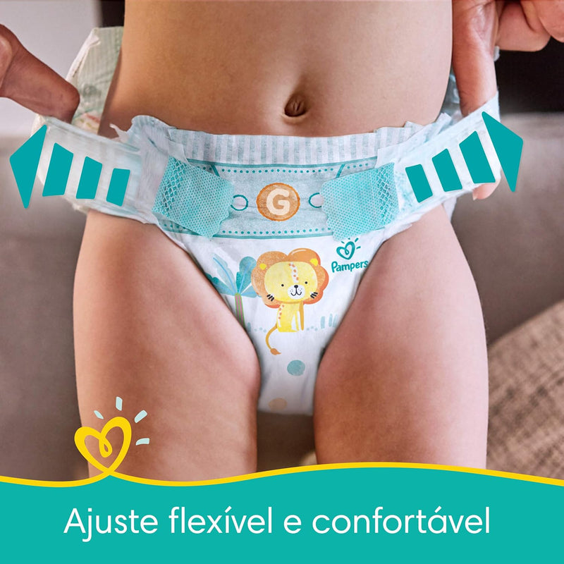 Fralda Pampers Confort Sec P - 72 fraldas