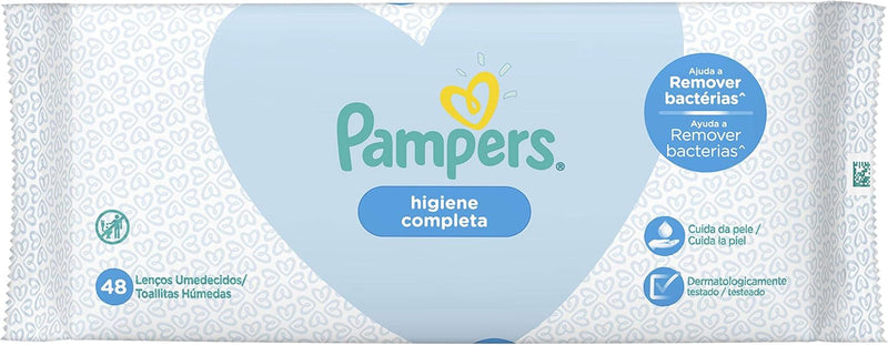 Lenços Umedecidos Pampers Higiene Completa - 192 lenços