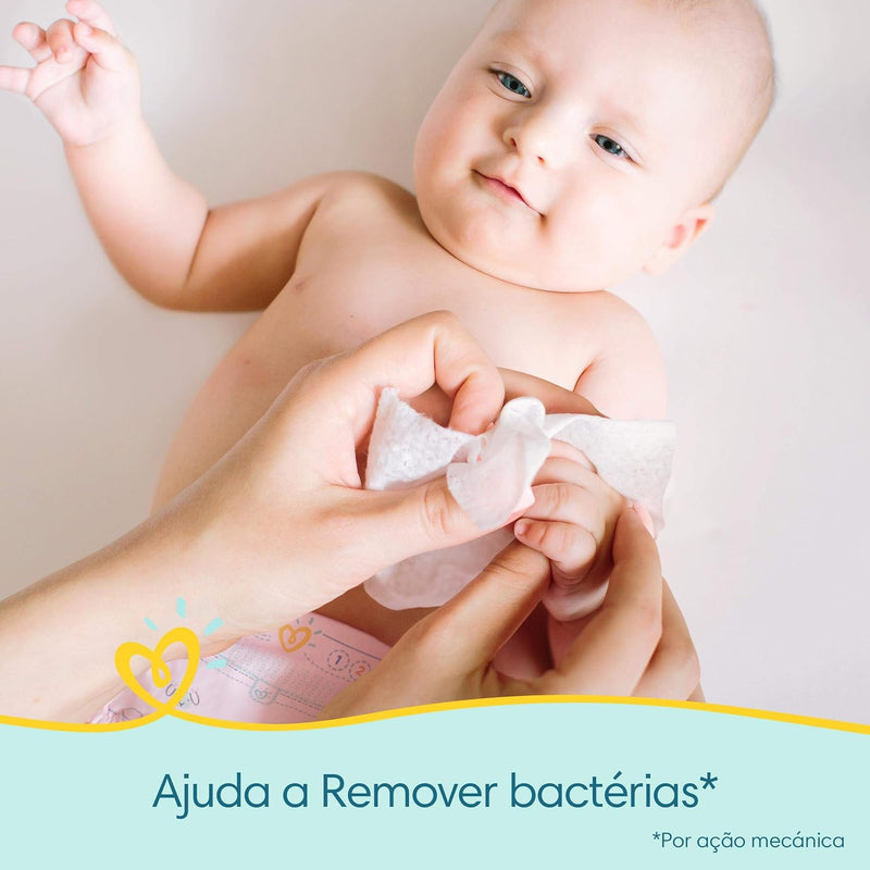 Lenços Umedecidos Pampers Higiene Completa - 48 lenços