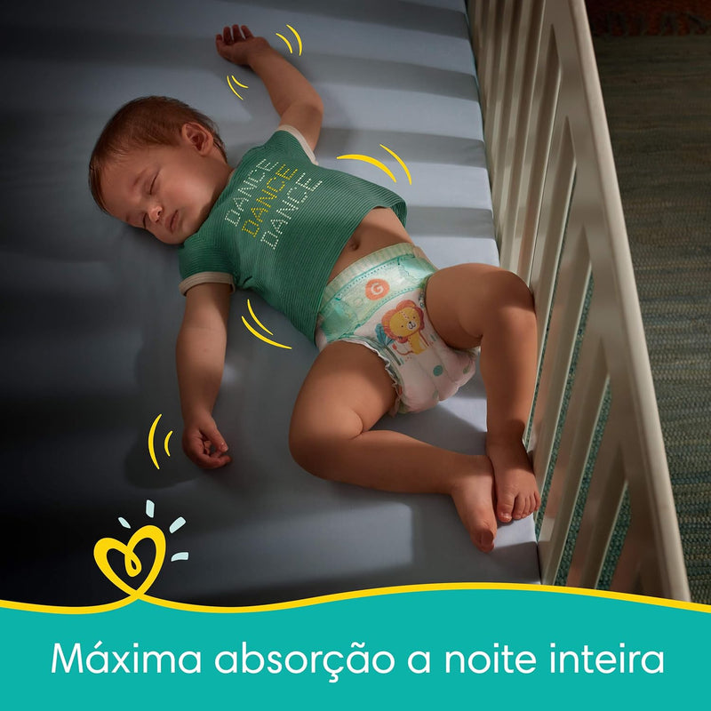 Fralda Pampers Confort Sec M 196 Unidades, Pampers