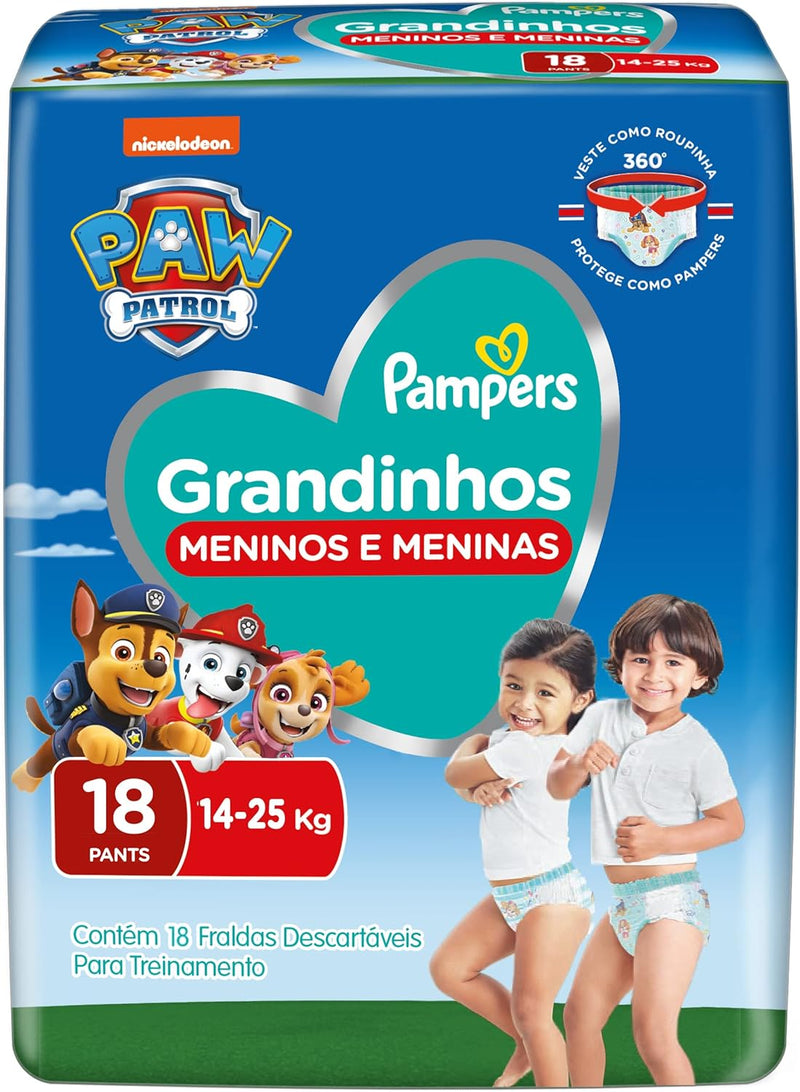 Fralda Pampers Grandinhos 14-25 Kg 18 Unidades