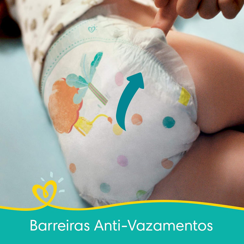 Fralda Pampers Confort Sec P - 72 fraldas