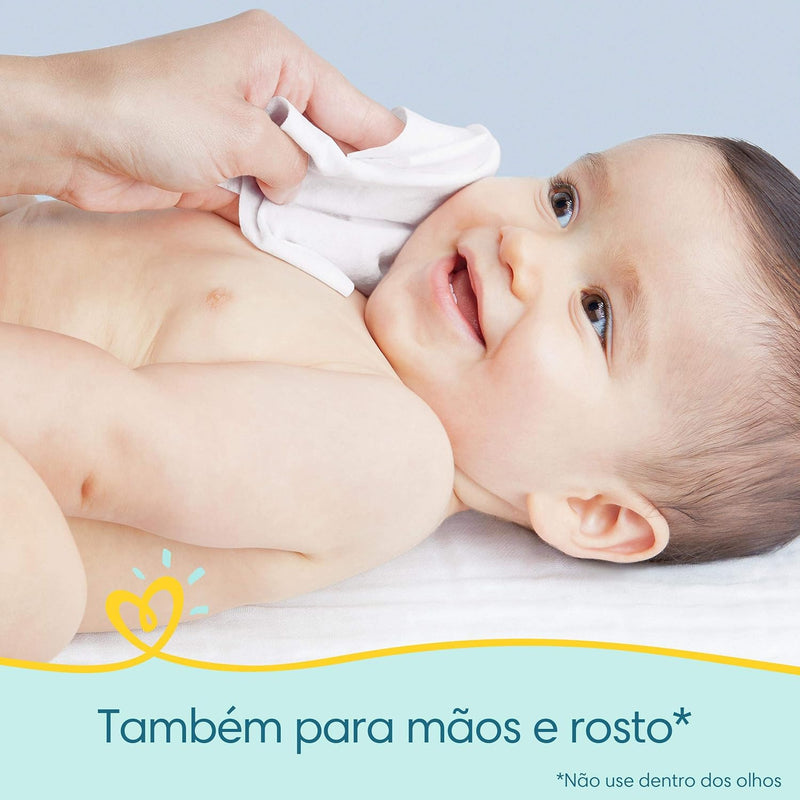 Lenços Umedecidos Pampers Higiene Completa - 48 lenços