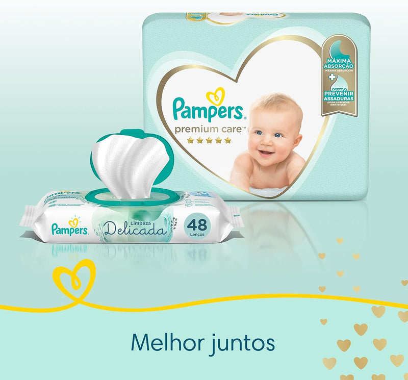 Fralda Pampers Premium Care G - 68 fraldas