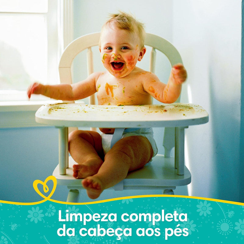 Lenços Umedecidos Pampers Aroma De Camomila 48 Unidades